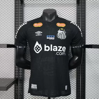 2025/2026 Versión Jugador Camiseta de Fútbol Edición Especial Santos Negro 01 Calidad Thai