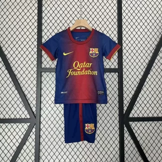 2012/2013 Retro Barcelona Local Camiseta de Fútbol Calidad Tailandesa Talla Infantil