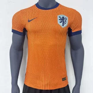 Camiseta de Fútbol Local de la Selección de Países Bajos Versión Jugador 2024 Calidad Tailandesa