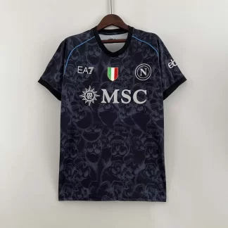 2023/2024 Napoli Edición Especial Halloween Negro Camiseta de Fútbol Calidad Tailandesa