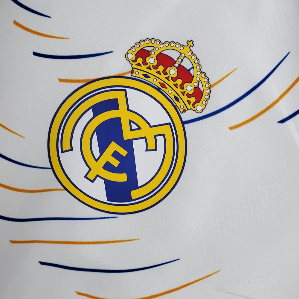 Cortavientos de Real Madrid 2021/2022 Blanco (Borde Azul)