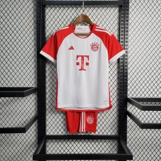 Camiseta de Fútbol Local Bayern Múnich 2023/2024 Calidad Tailandesa Talla Infantil