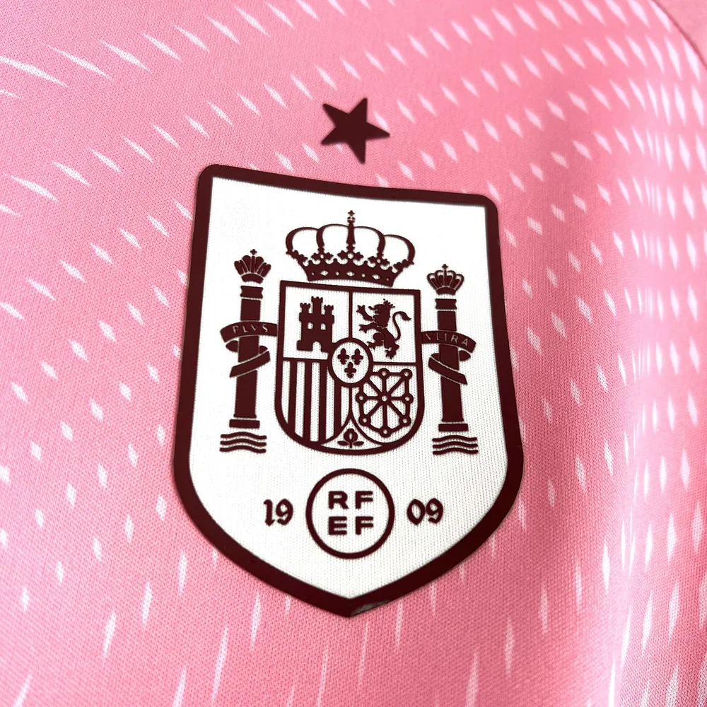 Camiseta Portero Rosa Selección España 2026 AAA calidad fan