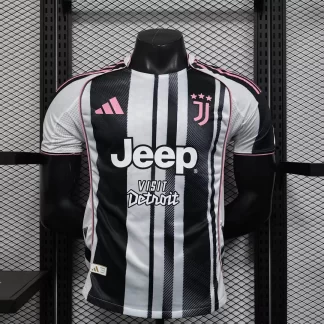 2025/2026 Versión jugador Juventus Local Camiseta de fútbol 1:1 Calidad tailandesa (Hay patrocinadores)
