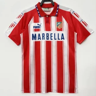 1994/1995 Retro Atletico Madrid Camiseta de Local Fútbol Calidad Tailandesa