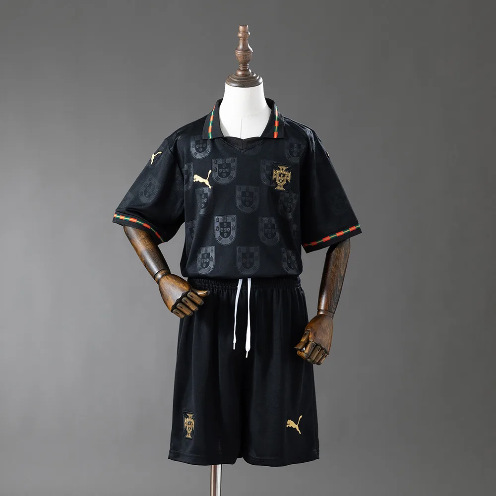 Camiseta de fútbol Pantera Negra de Portugal 2026 AAA calidad fan Talla infantil
