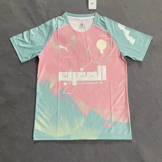 2025/2026 Marruecos Selección Nacional Edición Especial Rosa y Verde Camiseta de Fútbol Calidad Thai