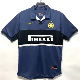 1998/1999 Retro Inter Milan Tercera Equipación Visitante Camiseta de Fútbol Calidad Tailandesa