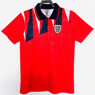 1992 Retro Inglaterra Visitante Camiseta de Fútbol Calidad Tailandesa