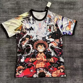 2024/2025 Camiseta de Fútbol Japón Sombrero de Paja Luffy Calidad Tailandesa