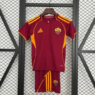 2025/2026 Camiseta de Fútbol Roma Local Calidad Tailandesa Talla Infantil