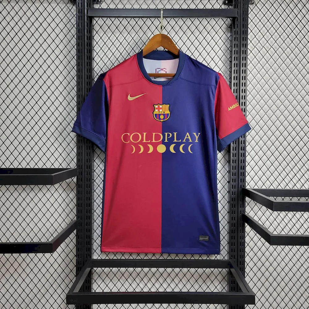 2024/2025 Camiseta Patrocinador Local Coldplay Barcelona Calidad Tailandesa