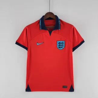 Camiseta de fútbol visitante de Inglaterra para la Copa Mundial de la FIFA 2022