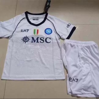 2023/2024 Napoli Equipación Visitante Camiseta de Fútbol Calidad Tailandesa Talla Infantil