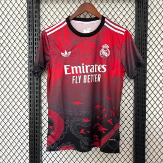 2025/2026 Real Madrid Dragón Rojo Edición Especial Camiseta de Fútbol Calidad Tailandesa