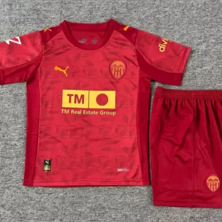 2025/2026 Valencia Equipación Visitante Camiseta Fútbol Calidad Tailandesa Talla Infantil