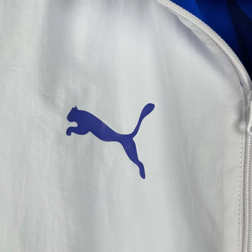 Chaqueta cortavientos reversible del Al-Nassr 2023/2024 (blanca-azul) Camiseta de fútbol Calidad Tailandesa