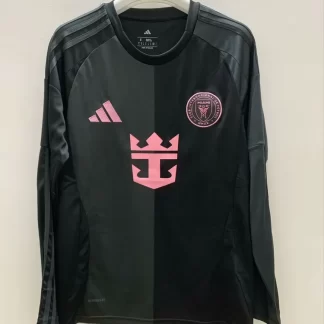 2025/2026 Manga Larga Inter Miami Visitante Camiseta Fútbol Calidad Thai