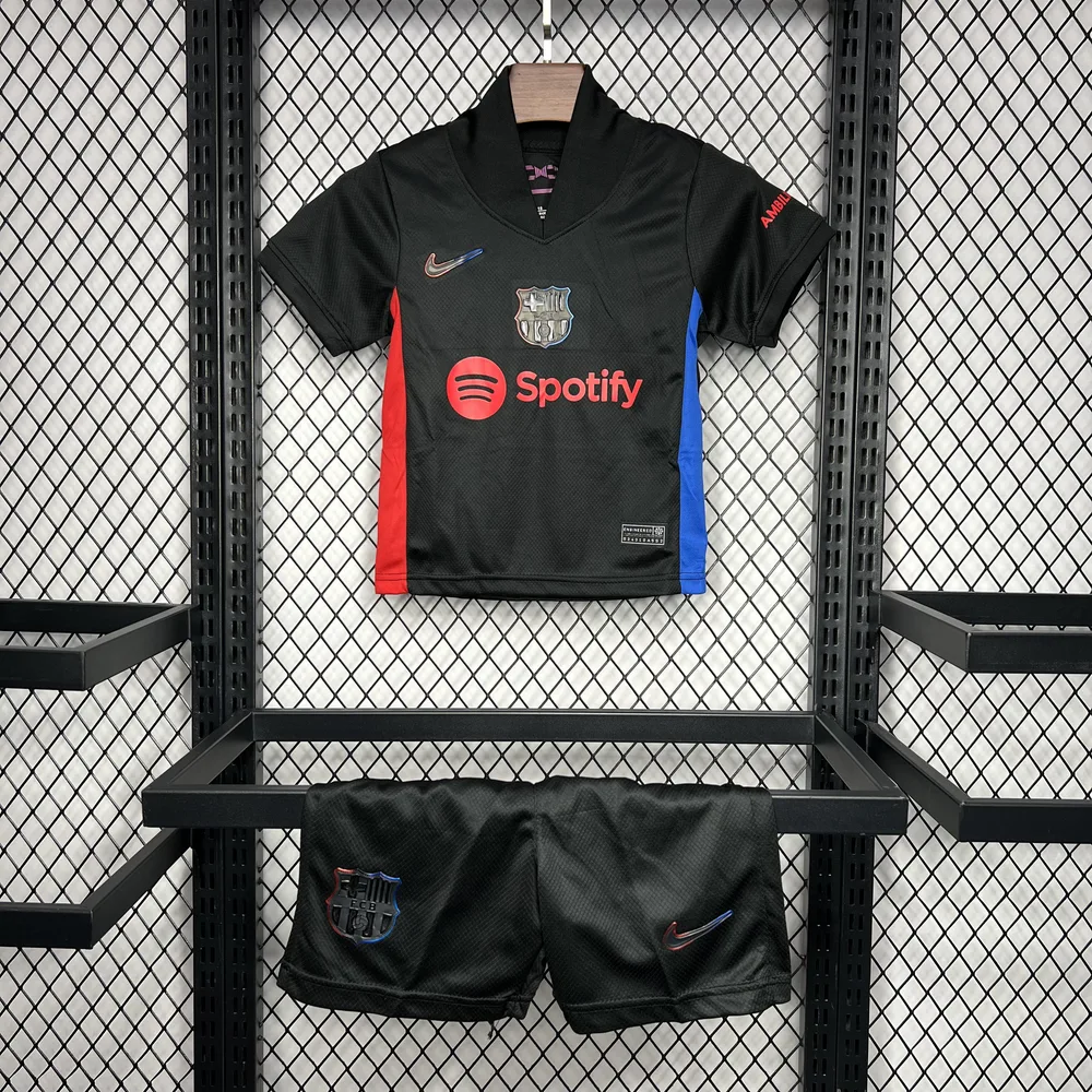 Camiseta de Fútbol Visitante 2024/2025 Barcelona Talla Infantil Calidad Thai