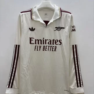 2025/2026 Camiseta de fútbol Tercera Equipación Manga Larga Arsenal Calidad Tailandesa