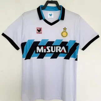 1990-1991 Retro Inter Milan Camiseta Visitante Calidad Tailandesa