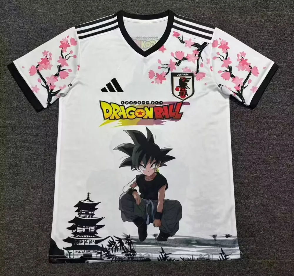 2025/2026 Camiseta de Fútbol Japón Dragon Ball Diablo Goku Calidad Tailandesa