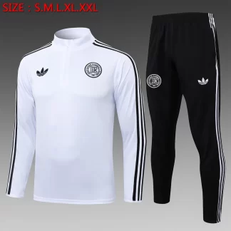Conjunto de Entrenamiento de Media Cremallera Blanco Edición 125 Aniversario de Alemania 2025