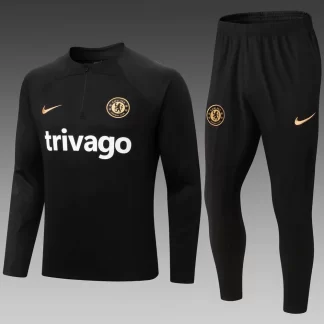 Chándal de Entrenamiento Chelsea Negro 2022/2023 Calidad Tailandesa