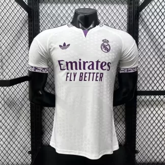 2026/2027 Versión Jugador Camiseta de Fútbol Edición 125 Aniversario Real Madrid Blanco 02 1:1 Calidad Tailandesa