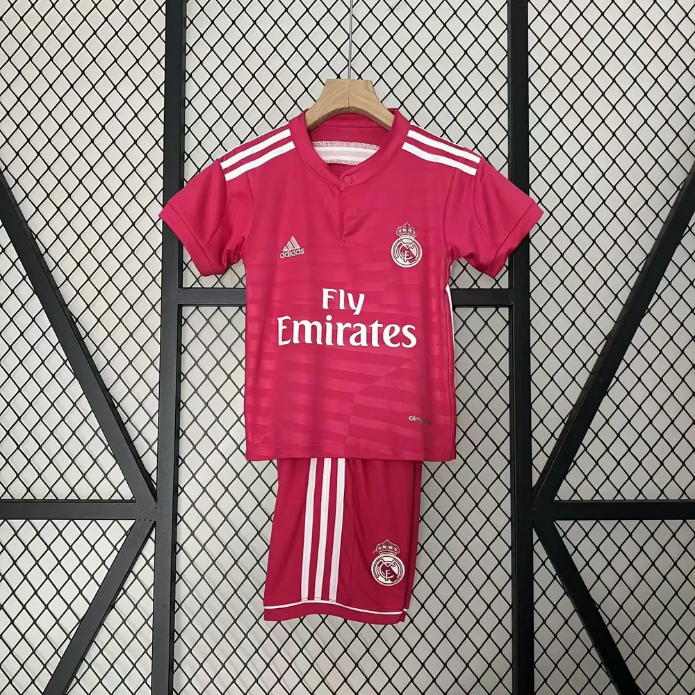 Camiseta de Fútbol Retro Real Madrid Visitante 2014/2015 Calidad Tailandesa Talla Infantil