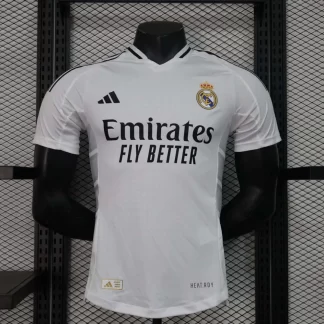 Camiseta de Fútbol Local del Real Madrid Versión Jugador 2024/2025 Calidad Tailandesa