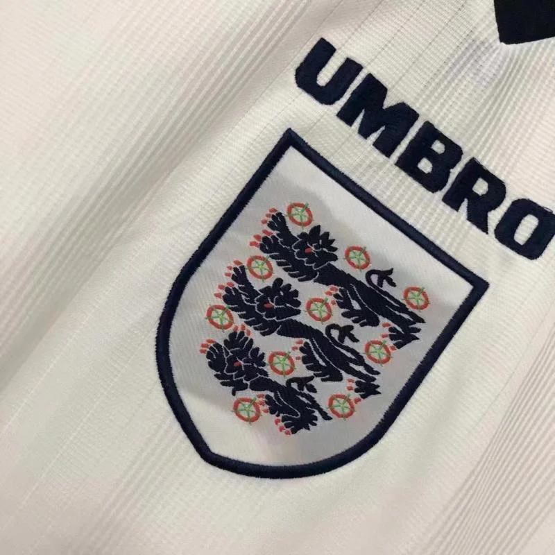1996 Retro Inglaterra Local Camiseta Fútbol