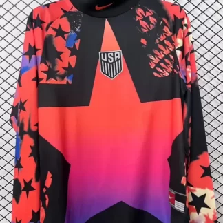 Camiseta de Fútbol Portero Selección Nacional de Estados Unidos 2025/2026 Manga Larga Calidad Tailandesa