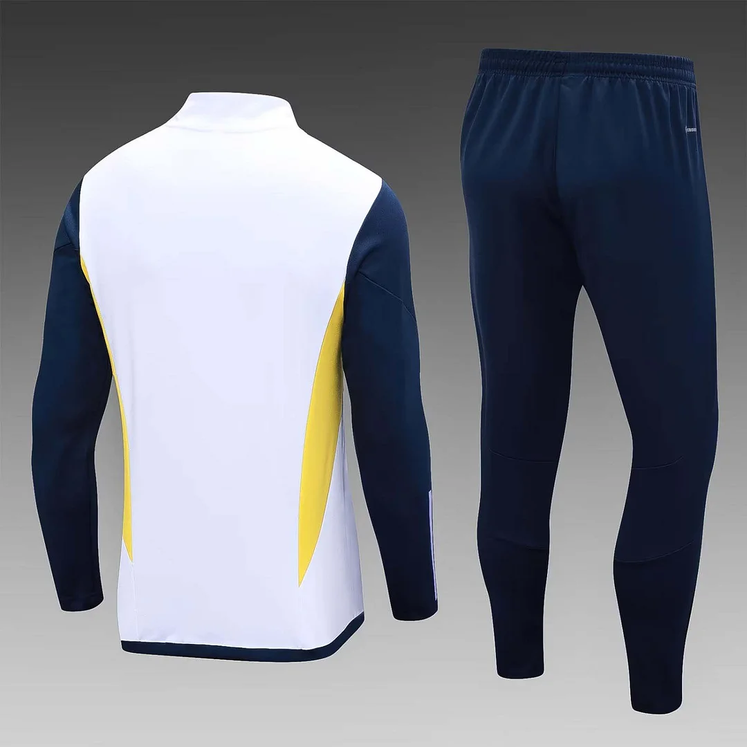 Chándal de Entrenamiento Semi-ajustado Blanco de Real Madrid 2023/2024 Camiseta de Fútbol Calidad Tailandesa