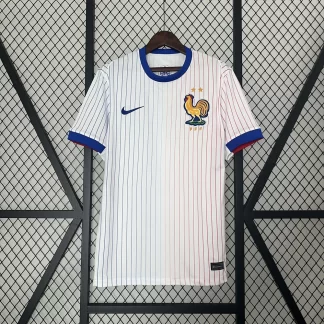Camiseta de Fútbol 2024 de Francia Visitante AAA calidad aficionado