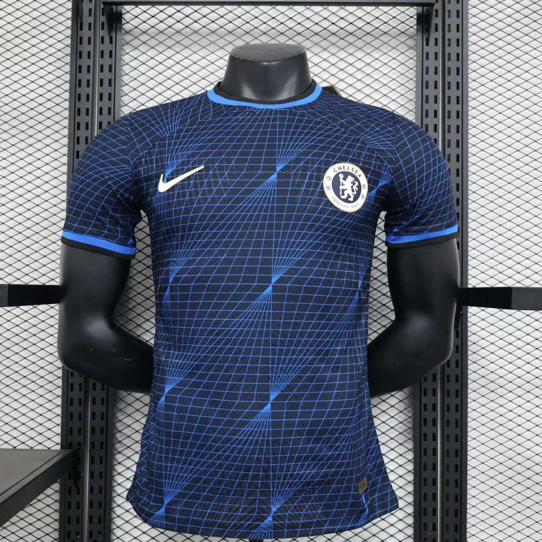 Camiseta de Fútbol Visitante Chelsea Versión Jugador 2023/2024 Calidad Tailandesa
