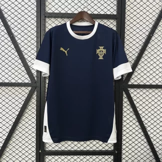 2025 Portugal Camiseta de Entrenamiento Negra AAA Grado Fan