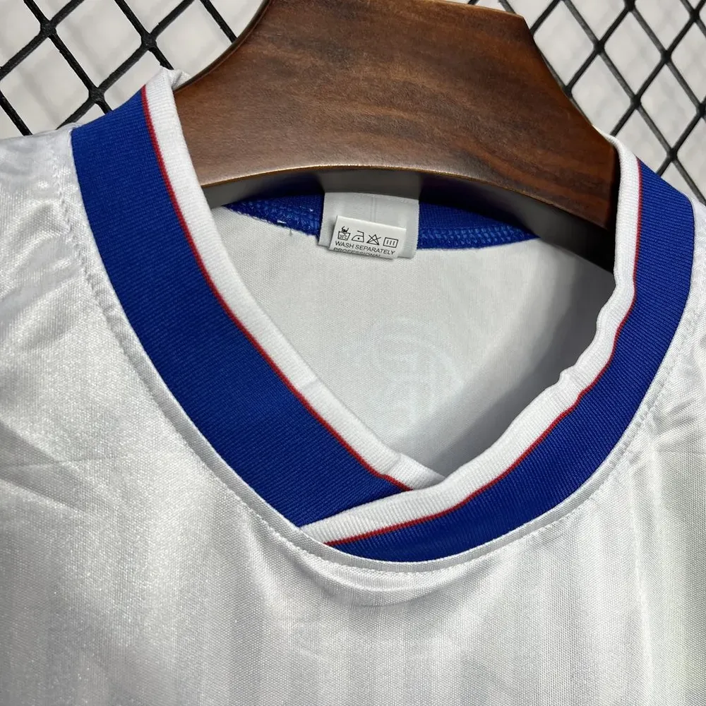 Camiseta de Fútbol Retro 1990/1992 del Rangers Visitante 1:1 Calidad Tailandesa