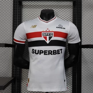 2025/2026 Versión Jugador São Paulo Local Camiseta Fútbol Calidad Thai
