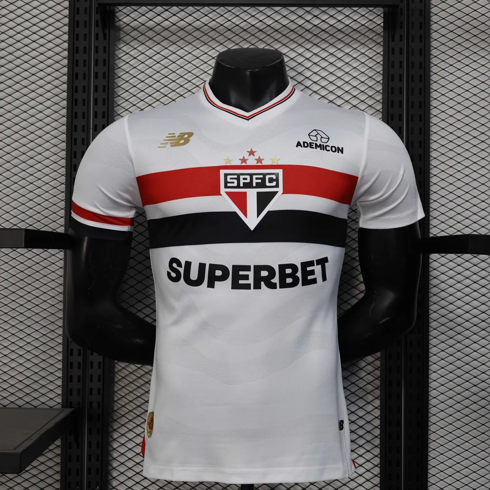 2025/2026 Versión Jugador São Paulo Local Camiseta Fútbol Calidad Thai