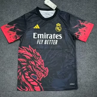 2025/2026 Real Madrid Edición Especial Dragón Rojo Camiseta de Fútbol Calidad Tailandesa
