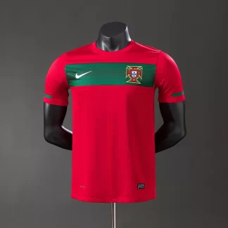 2010 Retro Versión Jugador Portugal Local Camiseta AAA calidad aficionado