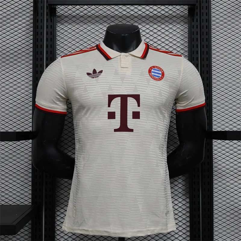 Camiseta de Fútbol Tercera Equipación Versión Jugador Bayern Múnich 2024/2025 Calidad Tailandesa