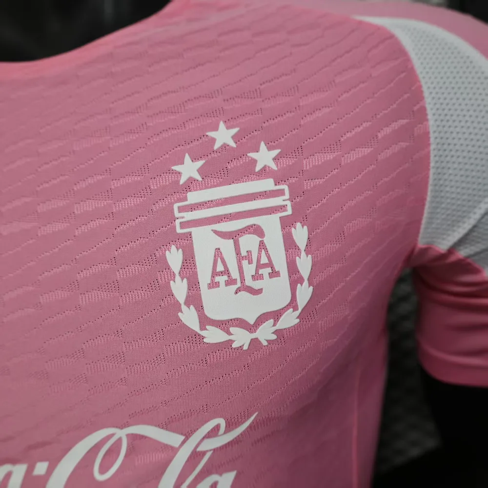 2025/2026 Camiseta Entrenamiento Rosa Argentina Versión Jugador Calidad Tailandesa