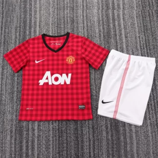 Camiseta de fútbol infantil retro 2012/2013 Manchester United Local Calidad Tailandesa