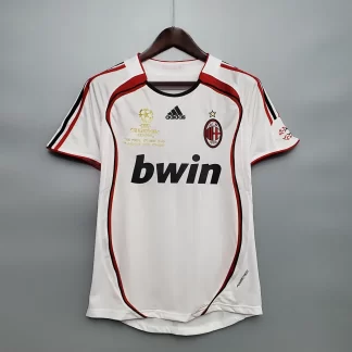 Camiseta de Fútbol Retro 2006/2007 AC Milan Visitante Calidad Tailandesa