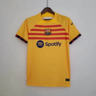 Camiseta de Fútbol Cuarta Visitante de Barcelona 2022/2023 Calidad Tailandesa