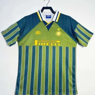 Camiseta de Fútbol Retro Tercera Equipación Visitante 1995/1996 Inter Milan Calidad Thai
