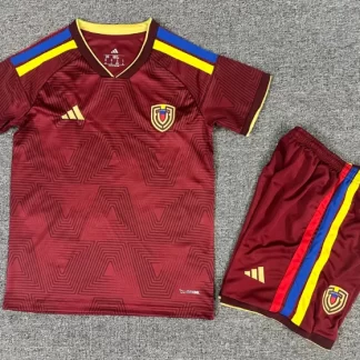 Camiseta Local de la Selección de Venezuela 2026 Calidad Tailandesa Talla Infantil