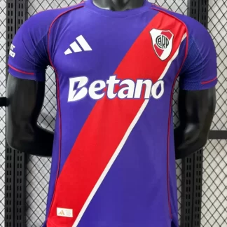 2025/2026 Versión jugador River Plate Tercera equipación visitante Camiseta de fútbol 1:1 Calidad tailandesa